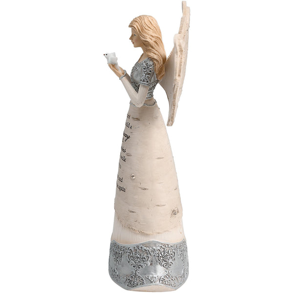 Pavilion Gift Company Sympathy 8" Angel Holding Dove