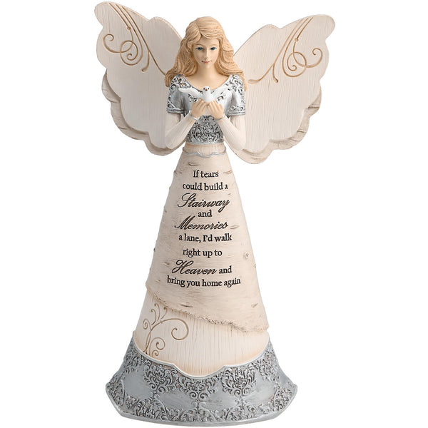 pavilion gift company Sympathy 8" Angel Holding Dove