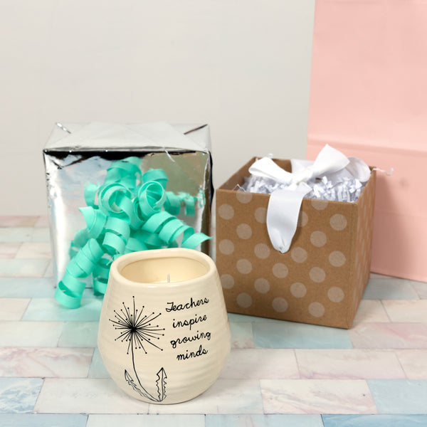 Pavilion Gift Company Teacher 8 Oz - 100% Soy Wax Candle Scent: Serenity