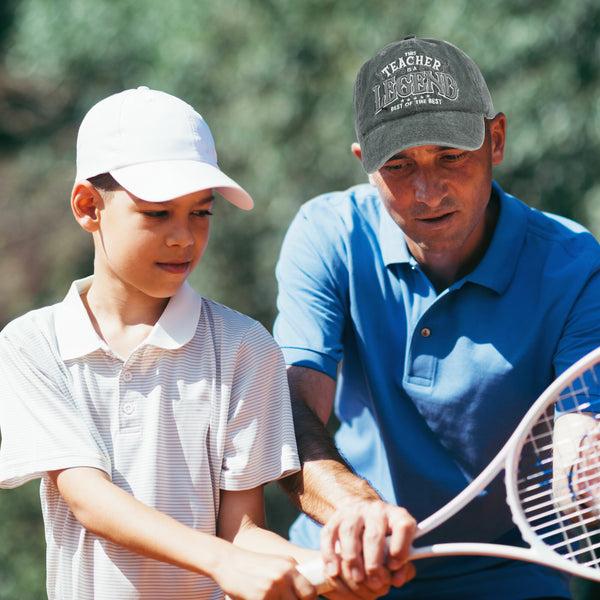 Pavilion Gift Company Teacher Dark Gray Washed Cotton Twill Hat