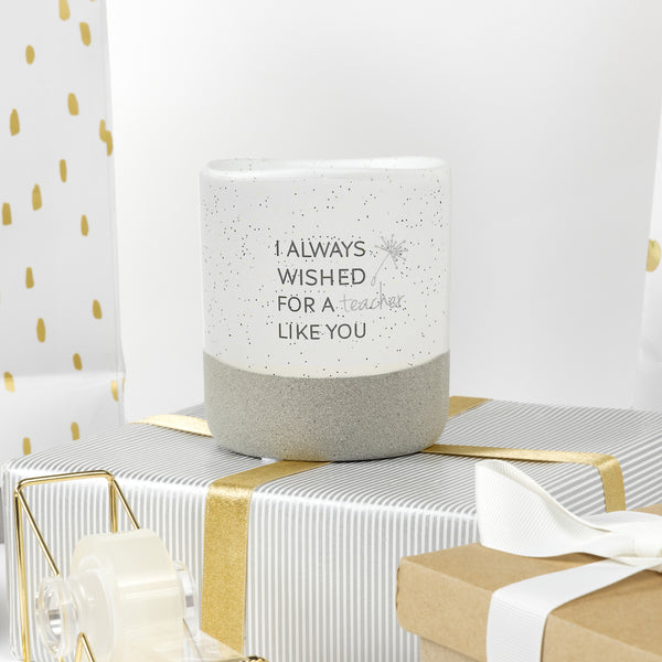 Pavilion Gift Company Teacher Like You 10 Oz - 100% Soy Wax Reveal Candle Scent: Tranquility