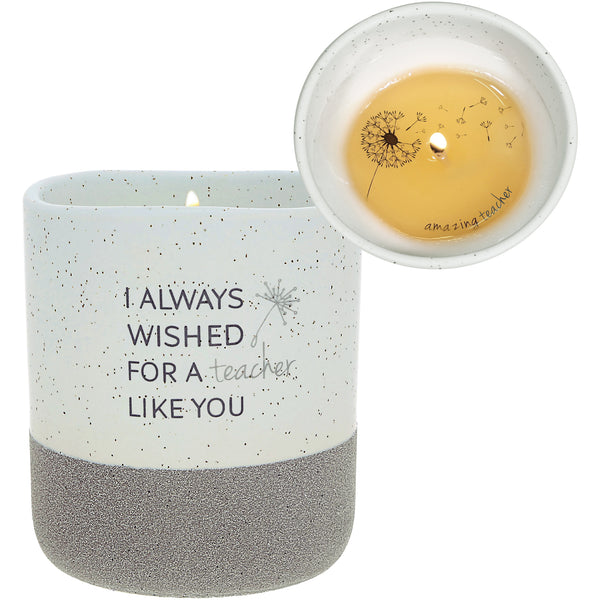 pavilion gift company Teacher Like You 10 oz - 100% Soy Wax Reveal Candle Scent: Tranquility