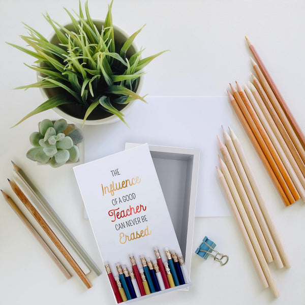 Pavilion Gift Company Teacher’s Influence 4.5" X 8.75" MDF Teacher's Supply Box