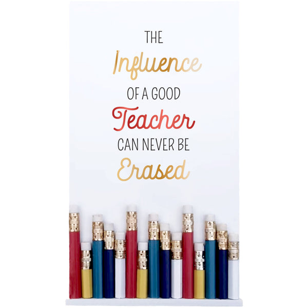 pavilion gift company Teacher’s Influence 4.5" x 8.75" MDF Teacher's Supply Box