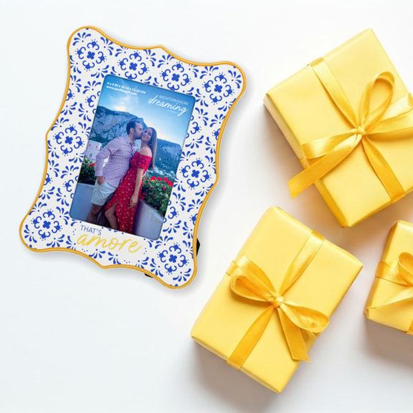 Pavilion Gift Company That's Amore 6.5" X 8.25" Picture Frame (Holds 4" X 6" Photo)