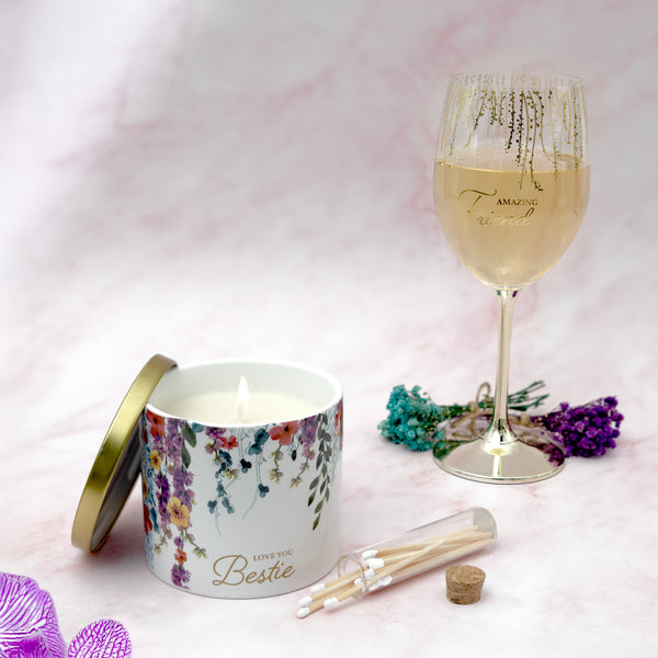 Pavilion Gift Company The Best 14 Oz - 100% Soy Wax Candle With Matches Scent: Vanilla