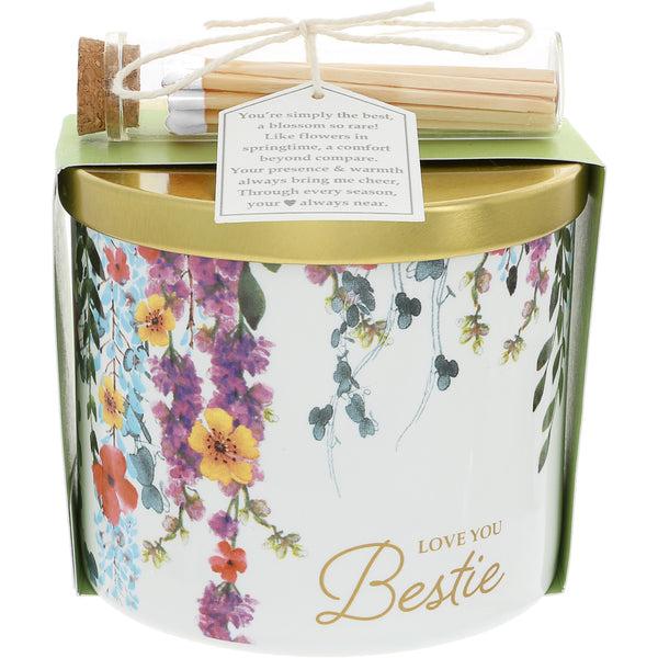 pavilion gift company The Best 14 oz - 100% Soy Wax Candle with Matches Scent: Vanilla