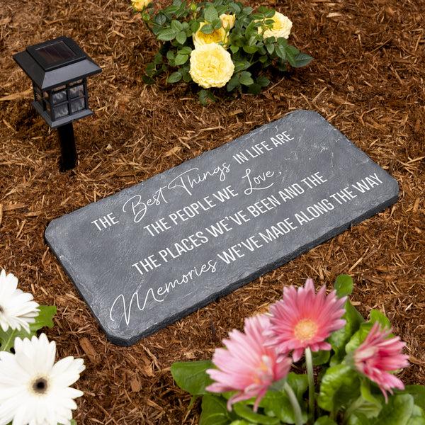 Pavilion Gift Company The Best Things 16" X 7.75" Garden Stone