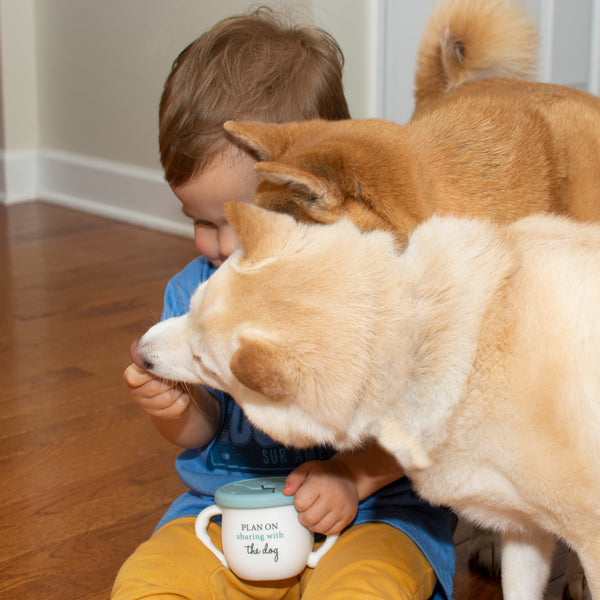 Pavilion Gift Company The Dog 3.5" Silicone Snack Bowl With Lid