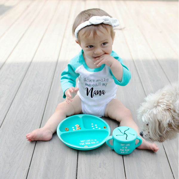 Pavilion Gift Company The Dog 3.5" Silicone Snack Bowl With Lid