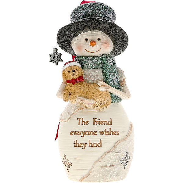 pavilion gift company The Friend 4" Snowman Ornament