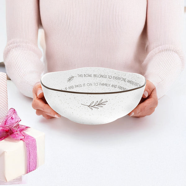 Pavilion Gift Company The Giving Bowl 10.5" Serving Bowl