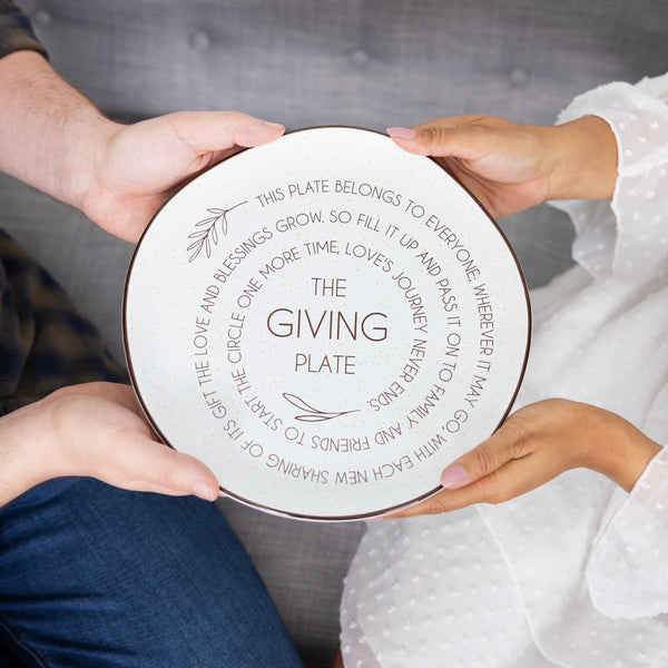 Pavilion Gift Company The Giving Plate 10.5" Ceramic Plate