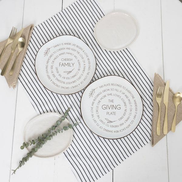 Pavilion Gift Company The Giving Plate 10.5" Ceramic Plate