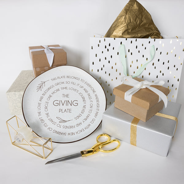 Pavilion Gift Company The Giving Plate 10.5" Ceramic Plate