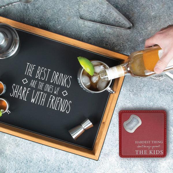 Pavilion Gift Company The Kids 4" X 4" Bottle Opener Coaster