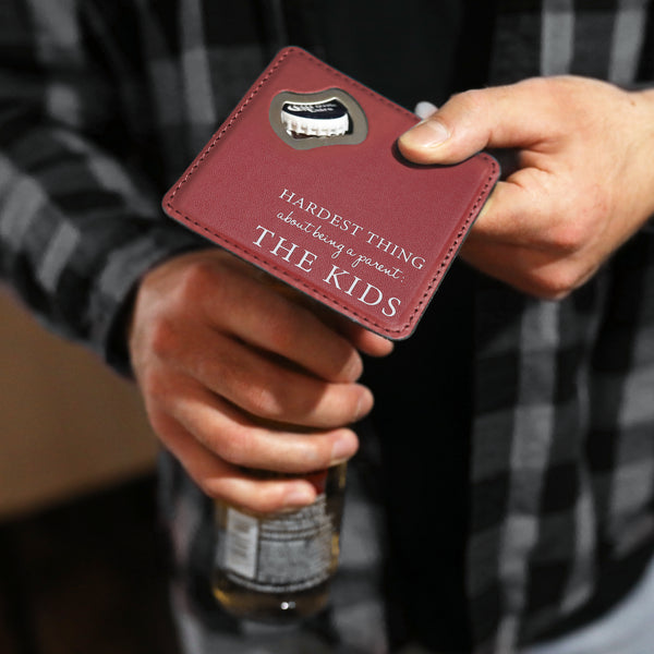 Pavilion Gift Company The Kids 4" X 4" Bottle Opener Coaster