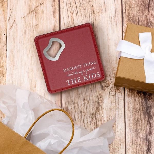 Pavilion Gift Company The Kids 4" X 4" Bottle Opener Coaster