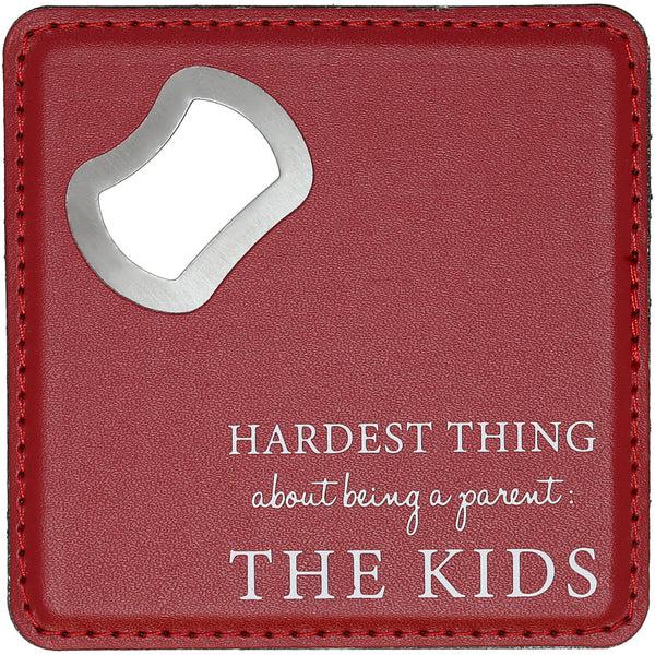 pavilion gift company The Kids 4" x 4" Bottle Opener Coaster