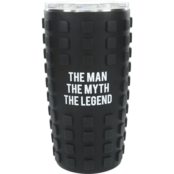 Pavilion Gift Company The Legend 20 Oz Travel Tumbler With 3D Silicone Wrap