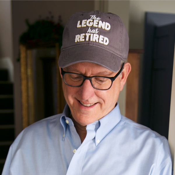 Pavilion Gift Company The Legend Gray Adjustable Hat