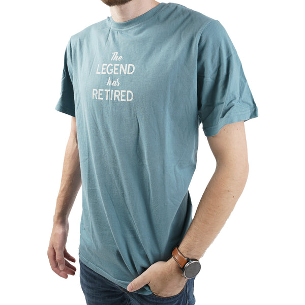 pavilion gift company The Legend Small Steel Blue Unisex T-Shirt