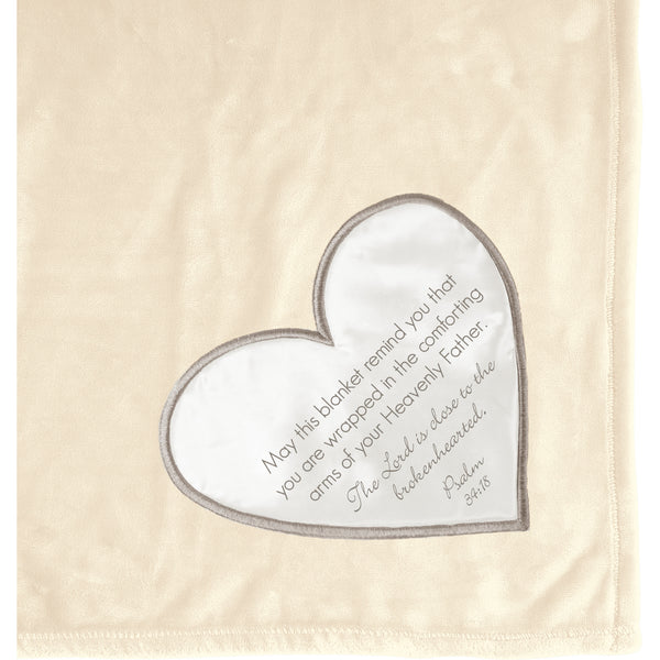 pavilion gift company The Lord is Close 50" x 60" Royal Plush Blanket