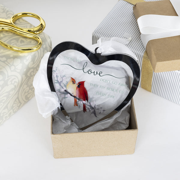 Pavilion Gift Company Those We Love 4.75" Mirrored Glass Ornament