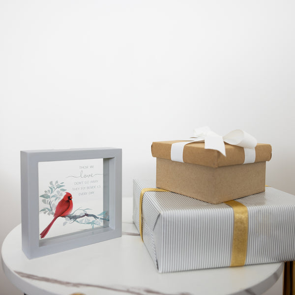 Pavilion Gift Company Those We Love 5" X 5" Framed Glass Plaque