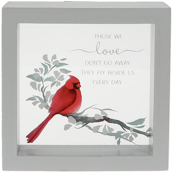 pavilion gift company Those We Love 5" x 5" Framed Glass Plaque