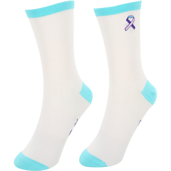 Pavilion Gift Company Thyroid Cancer S/M Unisex Sock