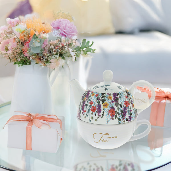 Pavilion Gift Company Time For Tea Tea For One (16 Oz Teapot & 10 Oz Cup)