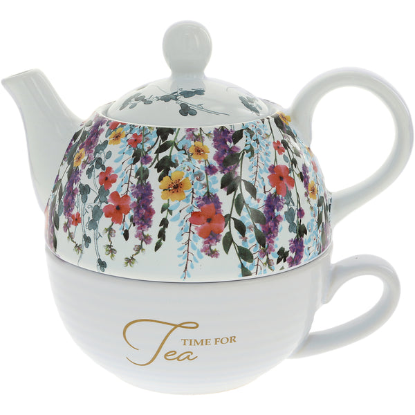 pavilion gift company Time for Tea Tea for One (16 oz Teapot & 10 oz Cup)