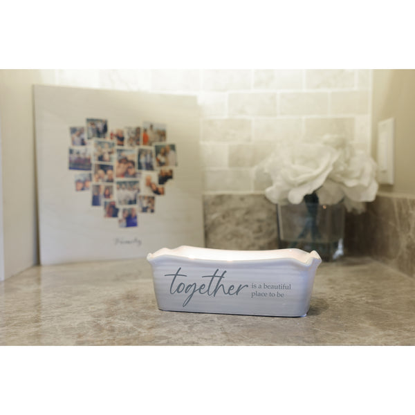 Pavilion Gift Company Together 12 Oz - 100% Soy Wax Reveal Triple Wick Candle Scent: Tranquility