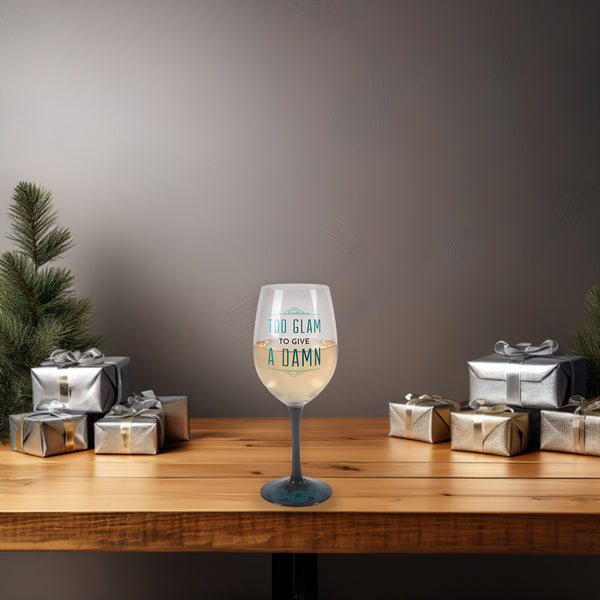 Pavilion Gift Company Too Glam 12 Oz Wine Glass Tealight Holder