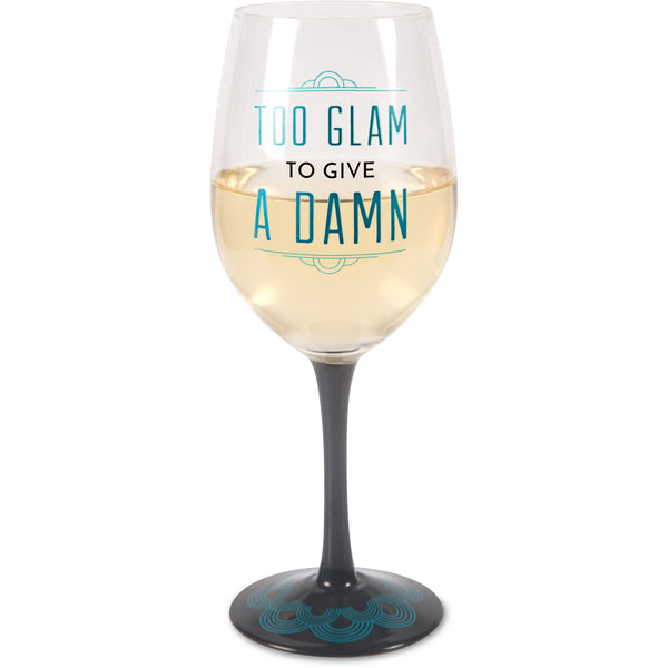 pavilion gift company Too Glam 12 oz Wine Glass Tealight Holder