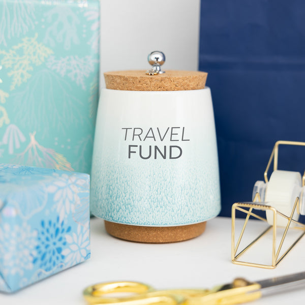 Pavilion Gift Company Travel 6.5" Ceramic Savings Bank