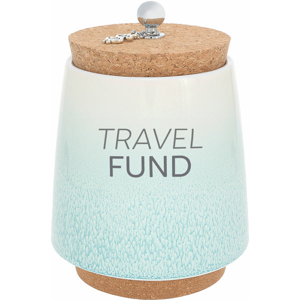 pavilion gift company Travel 6.5" Ceramic Savings Bank