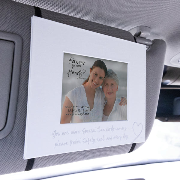 Pavilion Gift Company Travel Safely Visor Memorial Photo Frame (Holds 6" X 4" Photo)