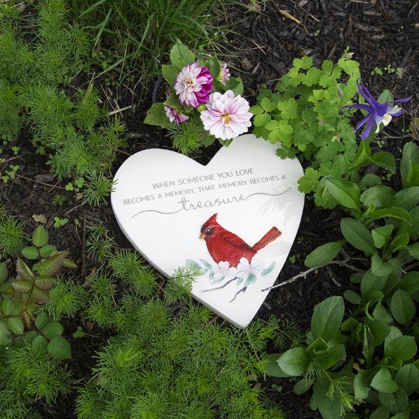Pavilion Gift Company Treasure 11" Heart Garden Stone