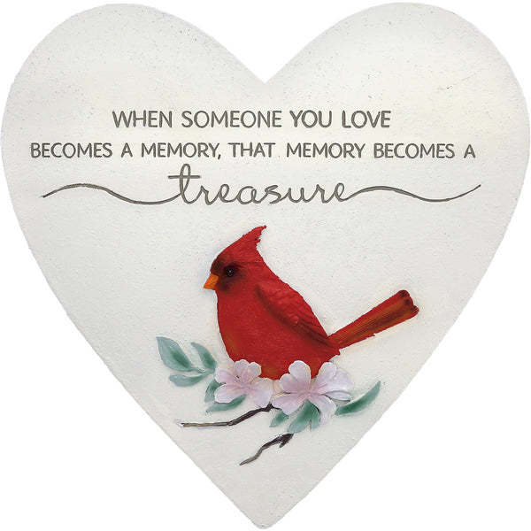 pavilion gift company Treasure 11" Heart Garden Stone