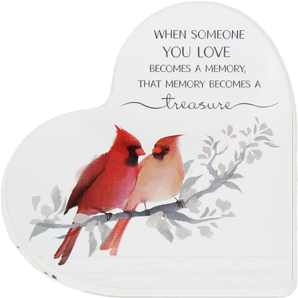 pavilion gift company Treasure 3.5" Acrylic Heart Plaque
