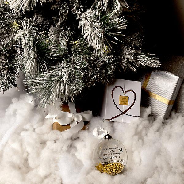 Pavilion Gift Company Treasured Memory 4" Glass Ornament
