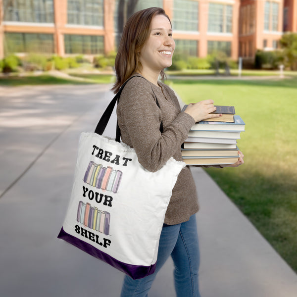 Pavilion Gift Company Treat Your Shelf Canvas Tote Bag