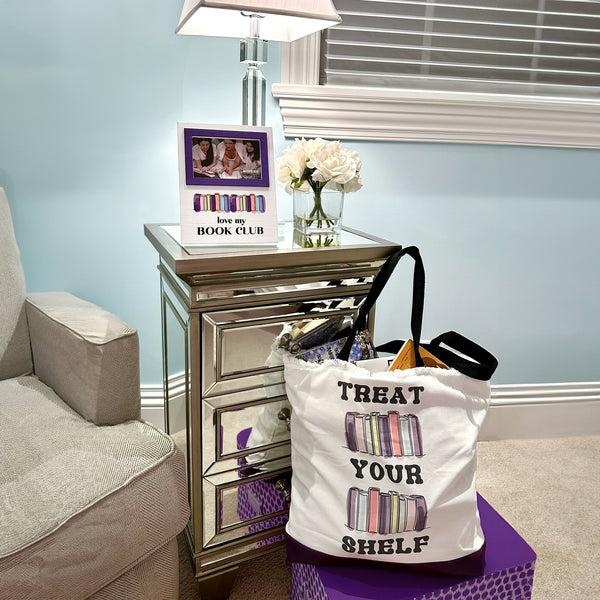 Pavilion Gift Company Treat Your Shelf Canvas Tote Bag