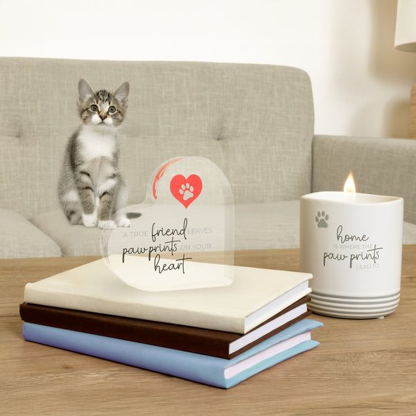 Pavilion Gift Company True Friend 3.5" Acrylic Heart Plaque