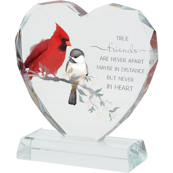 pavilion gift company True Friends 4" Crystal Heart Plaque