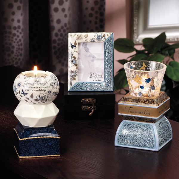 Pavilion Gift Company Trust In The Lord 5.5" Tealight Holder