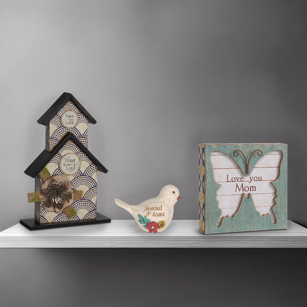 Pavilion Gift Company Trust In The Lord 8.5" Birdhouse Plaque