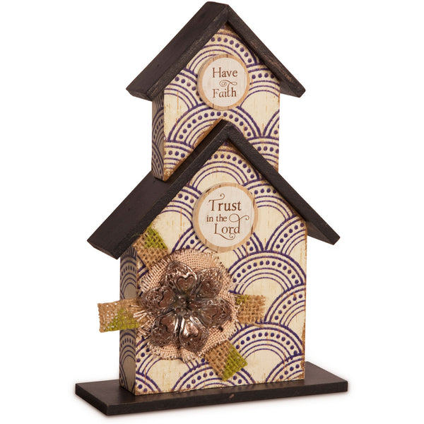 pavilion gift company Trust in the Lord 8.5" Birdhouse Plaque